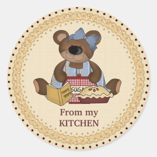 Van mijn keuken sticker (Voorkant)