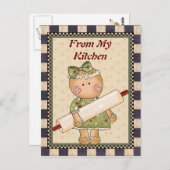 Van mijn keukenbrood briefkaart (Voorkant / Achterkant)