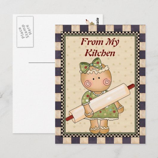 Van mijn keukenbrood briefkaart (Voorkant / Achterkant)