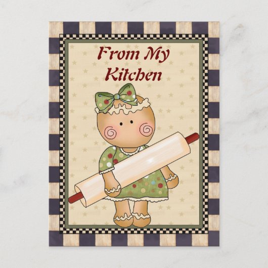 Van mijn keukenbrood briefkaart (Voorkant)