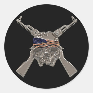 Van mijn koude dode vingers metaal ronde sticker