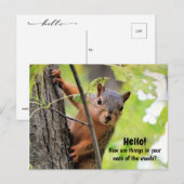 Van mijn nek van de Bossen tot uw Briefkaart (Voorkant / Achterkant)