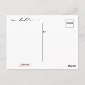 Van mijn nek van de Bossen tot uw Briefkaart (Achterkant)