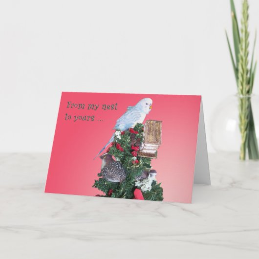 Van Mijn Nest Feestdagen Kaart (Voorkant)