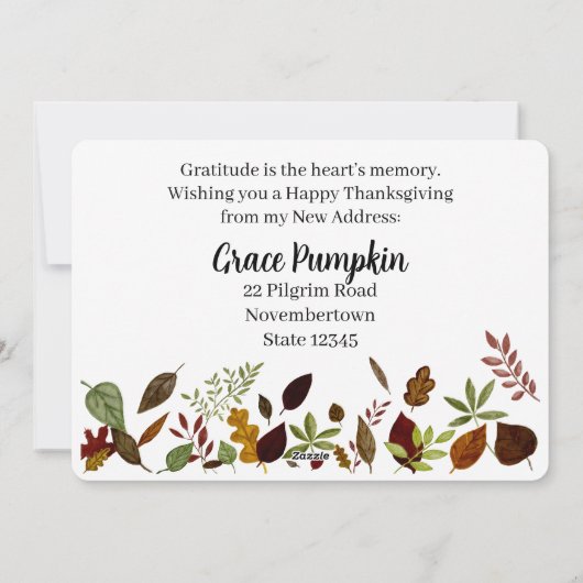 Van mijn Nieuwe Aankondiging van het Adres van de  (Achterkant)