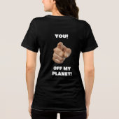 VAN MIJN PLANEET AF Tri-Blend SHIRT (Achterkant)
