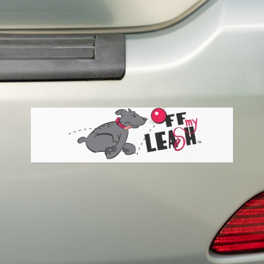 Van mijn uitloop, Bumpersticker (Op auto)
