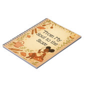 "Van mijn ziel naar het fornuis" Notitieboek (Linkerzijde)