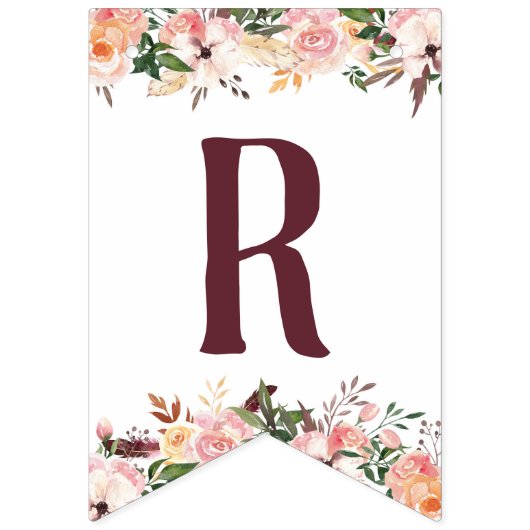 Van Miss naar Mrs Banner, Boho Vlaggetjes (Tweede vlag)