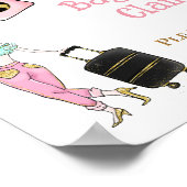 Van Miss naar Mrs Bruidsfeest Reis Favoriet Bord Poster (Hoek)