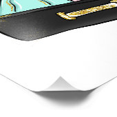 Van Miss naar Mrs Bruidsfeest Reis Welkom Foto Afdruk (Hoek)