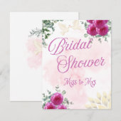 Van Miss naar Mrs. - Een Roos Garden Vrijgezellenf (Voorkant / Achterkant)