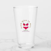 Van Miss naar Mrs lingerie bruidsdouche Glas (Voorkant)