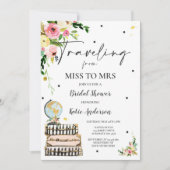 Van Miss naar Mrs Vrijgezellenfeest Kaart Bruid (Voorkant)