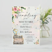 Van Miss naar Mrs Vrijgezellenfeest Kaart Bruid (Staand voorkant)