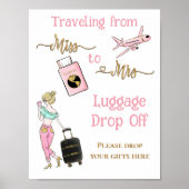 Van Miss naar Mrs Vrijgezellenfeest Reis Favor Poster (Voorkant)