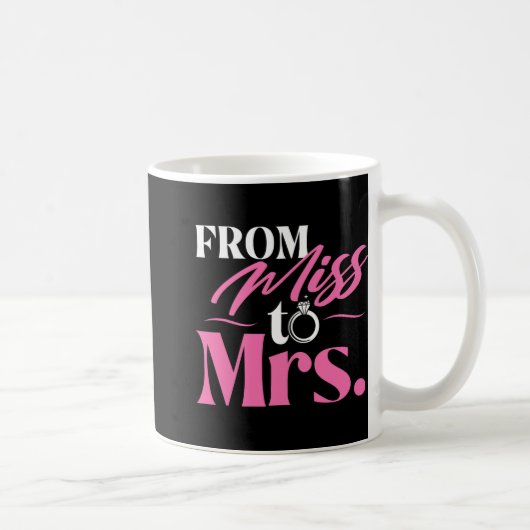 Van Miss tot Mrs - Getrouwde bruid Bachelorette de Koffiemok (Rechts)