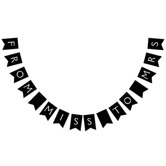 Van Miss tot Mrs. Vlaggetjes (Alle)