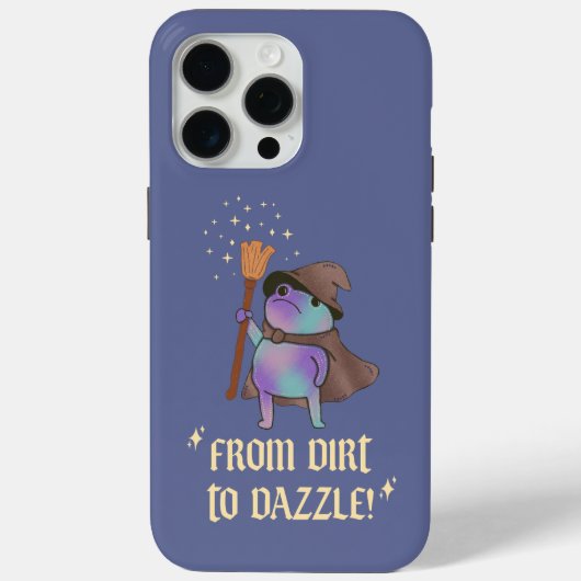 Van modder tot schittering Funny Wizard Kikker Hek Case-Mate iPhone Case (Achterkant)