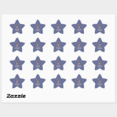 Van modder tot schittering Funny Wizard Kikker Hek Ster Sticker (Vel)
