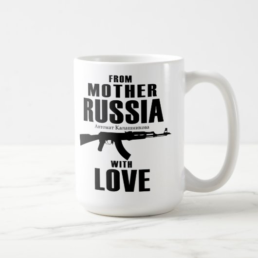 Van Moeder Rusland met de Mok van de Liefde AK (Rechts)