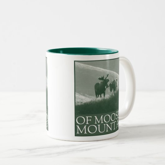 van Moose & Mountain-Mok Tweekleurige Koffiemok (Voorkant rechts)