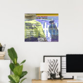 van muizen en Mannen Poster (Thuiskantoor)