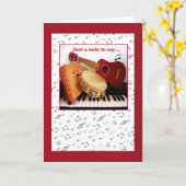 Van MUZIEKNOTEN de kaart van de ~- Nota (Gele Bloem)