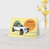 Van naar College bij Ophalen vrachtwagen met bagag Kaart (Gele Bloem)