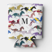 Van naar de paardenraces met het zijdepatroon van  blikjeskoeler (Voorkant)