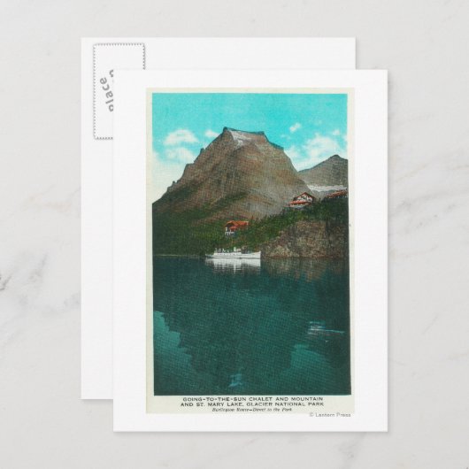 Van-naar-de-Zon Uitzicht Chalet Briefkaart (Voorkant / Achterkant)