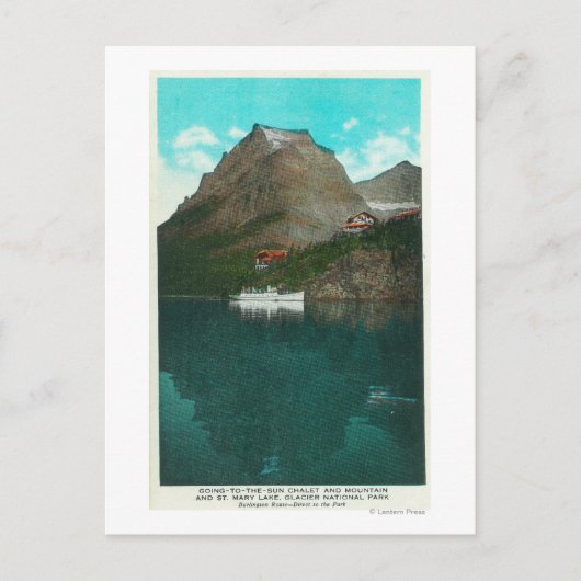 Van-naar-de-Zon Uitzicht Chalet Briefkaart (Voorkant)