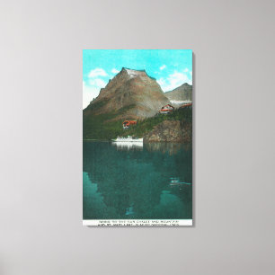 Van-naar-de-Zon Uitzicht Chalet Canvas Afdruk