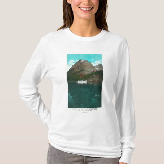 Van-naar-de-Zon Uitzicht Chalet T-shirt (Voorkant)
