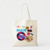 Van naar het strand Fun in de Sun Summer Holiday Tote Bag (Voorkant)