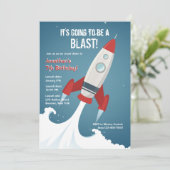 Van naar ruimteuitnodiging kaart (Staand voorkant)