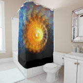 Van nacht tot dag..... douchegordijn (In situ)