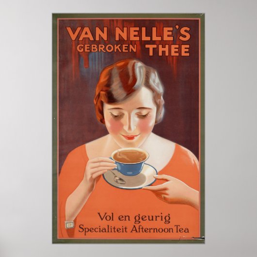 Van Nelle's Gebroken De  Kunstafdrukken van het Po Poster (Voorkant)