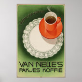 Van Nelle's Pakjes Koffie Poster (Voorkant)