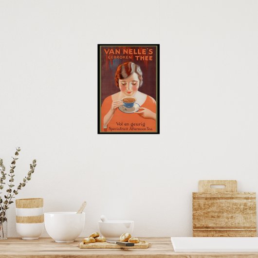 Van Nelle's Tea Adverteren Poster (Keuken)
