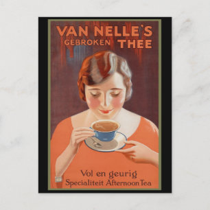 Van Nell's - Tea Adverteren Briefkaart
