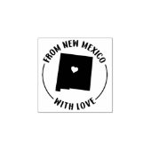 Van New Mexico met liefde Rubberstempel (Afrduk)