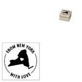 Van New York met liefde Rubberstempel (Gestempeld)