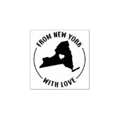 Van New York met liefde Rubberstempel (Afrduk)