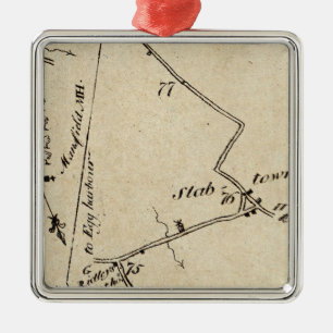 Van New York naar Mount Holly 48 Metalen Ornament