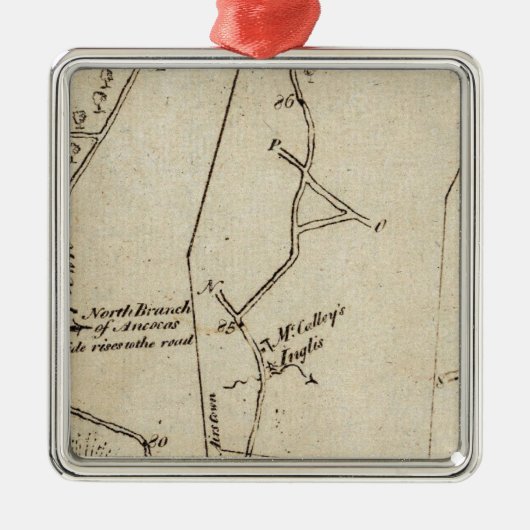 Van New York naar Philadelphia 49 Metalen Ornament (Voorkant)