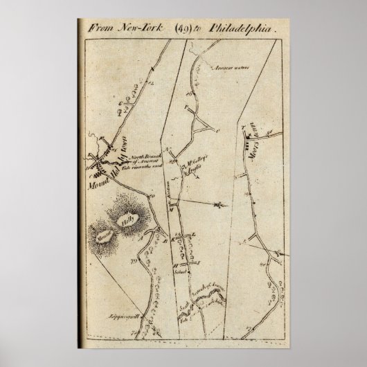 Van New York naar Philadelphia 49 Poster (Voorkant)