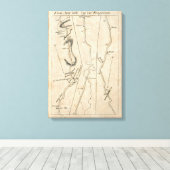 Van New York tot Poughkeepsie 11 Canvas Afdruk (Insitu (Houten vloer))