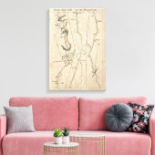 Van New York tot Poughkeepsie 11 Canvas Afdruk (Insitu (Woonkamer))