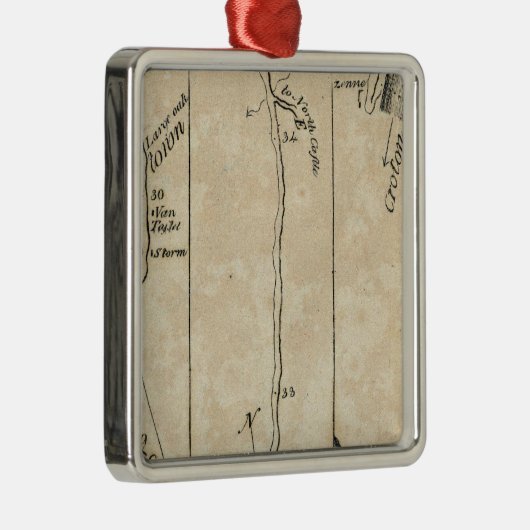 Van New York tot Poughkeepsie 9 Metalen Ornament (Rechts)